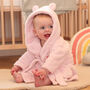 Personalised Baby Dressing Gown Gift For Little Girl, thumbnail 3 of 11