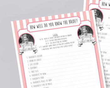 Personalised How Well Do You Know The Bride? Quiz, 2 of 6