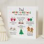 Personalised Funny Christmas Card For Dad, thumbnail 1 of 7