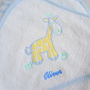 Personalised Baby Boy Hooded Towels, thumbnail 2 of 8