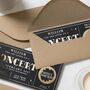 Personalised Gold Foil Scratch Reveal Concert Voucher, thumbnail 7 of 9