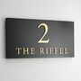 Personalised Large House Sign Three Lettering Colours, thumbnail 3 of 5