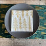 Gold Christmas Tree Luncheon Napkins Set Of 20, thumbnail 2 of 5