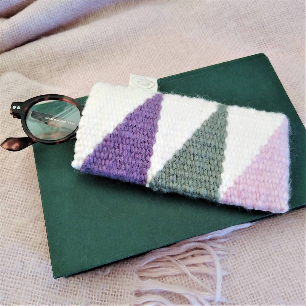Handwoven Glasses Case By Catherine Jane Weaving