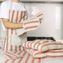 Millstone Red Stripe Kitchen Linen Collection, thumbnail 1 of 7