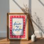 Forever My Galentine Personalised Friendship Print, thumbnail 3 of 6