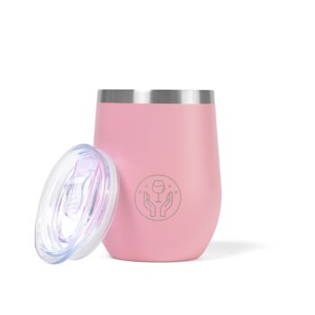 Pink Insulated Wine Tumbler, 8 of 11