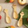 First Christmas Bamboo Spoon Set, thumbnail 3 of 4