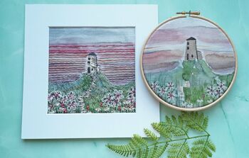 The Old Lighthouse Hand Embroidery Design, 2 of 6