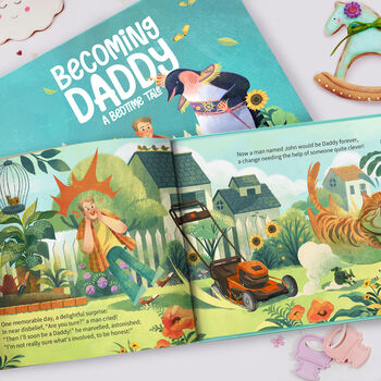 'Becoming Daddy' A Bedtime Story Book For Daddy And Me, 5 of 10