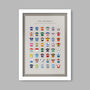 The Velorati Cycling Jersey Poster Print, thumbnail 3 of 4