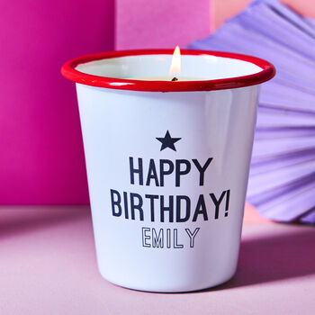 Personalised Engraved Birthday Candle, 2 of 5