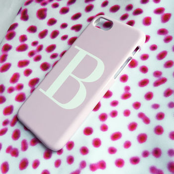 Personalised Pink And White Alphabet Phone Case, 10 of 10