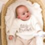 Embroidered Big/Little Sibling Knitted Jumpers, Brother And Sister Available, thumbnail 11 of 12