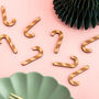 Wooden Candy Cane Christmas Table Confetti, thumbnail 2 of 2