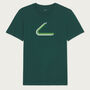 Racing Lines Dark Green Motorsport T Shirt, thumbnail 4 of 7