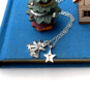 Personalised Serling Silver Jingle Bell And Initial Star Christmas Bracelet, thumbnail 8 of 11