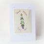 Personalised, Embroidered Christmas Tree Card, thumbnail 8 of 10