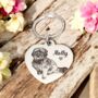 Heart Shaped Photo Keyring, thumbnail 1 of 2