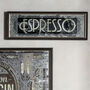 Retro Espresso Mirror, thumbnail 1 of 4