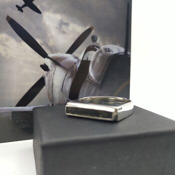 Spitfire Ring For Men | Set In Sterling Silver, 3 of 6
