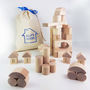 Personalised Wooden Building Blocks Gift Set, thumbnail 1 of 9