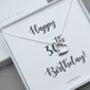Sterling Silver 30th Birthday Necklace, thumbnail 1 of 3