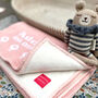 Personalised Knitted Sheep Baby Blanket, thumbnail 2 of 5
