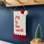 'Joy To The World' Christmas Wall Hanging, thumbnail 3 of 4