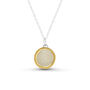 Sterling Silver Necklace With Handmade Ceramic, Glass And Gold Pendant, thumbnail 2 of 7
