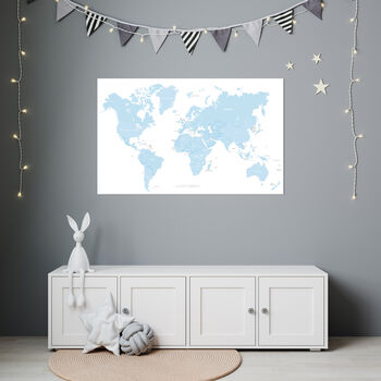 Personalised Travel Pin Map, 3 of 6