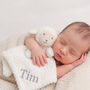 Personalised Lamb Baby Comforter, thumbnail 1 of 9