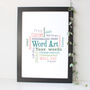 Personalised 21st Birthday Word Art Gift For Him, thumbnail 6 of 12