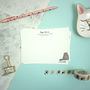 Personalised Cat Attack!!! Correspondence Cards, thumbnail 7 of 11