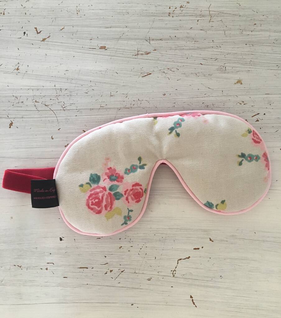 Vintage Floral Print Eye Mask With Lavender By Love Lammie & Co