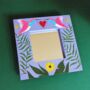 Love Bird Hand Painted Decorative Mini Mirror, thumbnail 3 of 6