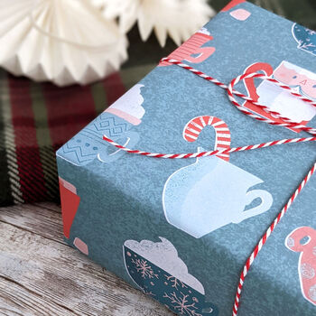Christmas Mugs Wrapping Paper, 4 of 5