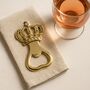 Gold Tone Crown Novelty Bottle Opener, thumbnail 1 of 3