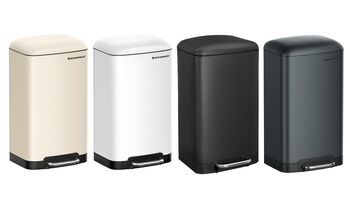 30 L Steel Pedal Bin With Soft Close Lid, 9 of 9