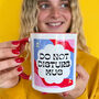 The Out Of Office, Flight Mode On, Do Not Disturb Mug, thumbnail 2 of 3