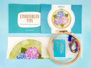 Hydrangea Embroidery Kit, 2 of 6