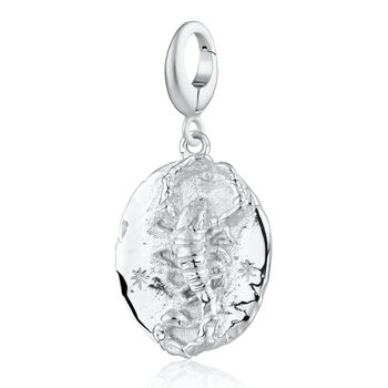 Engraved Sterling Silver Scorpio Zodiac Necklace, 5 of 9