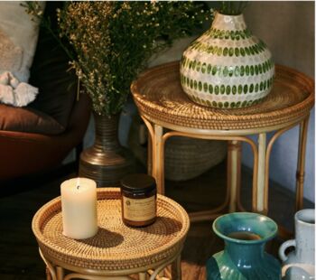 Handmade Bamboo Dry Vase – Eco Friendly Home Decor, 3 of 5