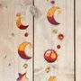 Sun, Moon And Star Hanging Sun Catcher Sunset Orange, thumbnail 1 of 10