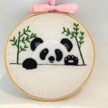 Panda Embroidery Kit For Crafty Kids, 6 of 9