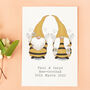 Gonk Couple 'Bee-trothed' Engagement Card, thumbnail 1 of 2