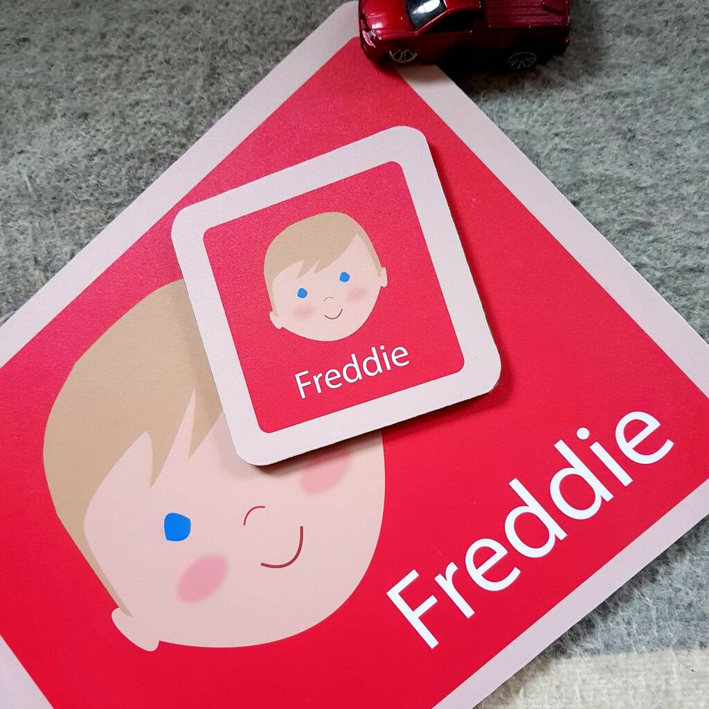 Personalised Christmas Face Placemat By Kisses and Creations