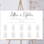 Wedding Table Plan Sophisticated Style, thumbnail 3 of 6