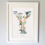 Personalised T To Z Pastel Wildlife Letter Print, thumbnail 12 of 12