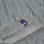 Amethyst Pendant Necklace: February Birthday, thumbnail 4 of 6